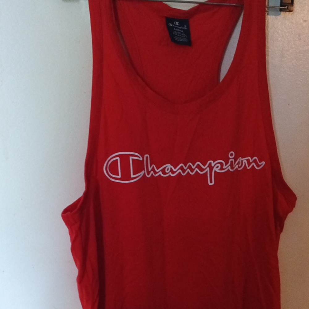 Champion Bold Red Sleeveless Top